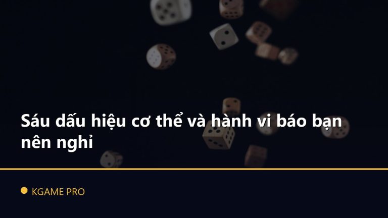 Sáu dấu hiệu cơ thể và hành vi báo bạn nên nghỉ